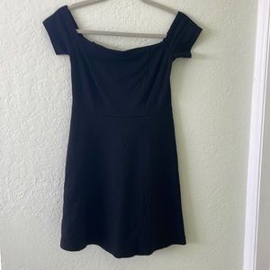 Free People black mini dress -stretchy
